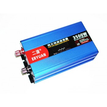 Инвертор (преобразователь) 12V-220V 3500W (чистый синус)